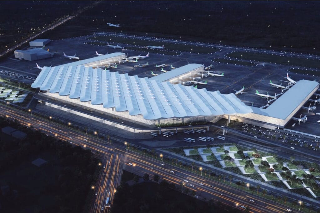 Sân bay quốc tế Cao Hùng từ trên cao